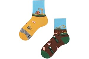 TODO Colours Lustige Socken Kinder mit motiv für Mädchen, Jungen, Kleinkind
