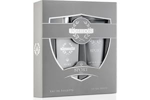 INSTITUTO ESPAÑOL Poseidon Hombre Set de Belleza Edición Sport - Eau de Toilette, After Shave