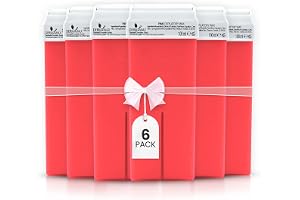DERMAWAX Pink Roll-on Wax 6 × 100 ml – Vaxpatroner för hårborttagning