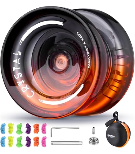 Lot de 2 yo-yo métalliques de qualité supérieure pour enfants débutants – Yo -yos haute performance pour les tours et le jeu, remplissage de sacs de fête – balles Yoyo réactives 3