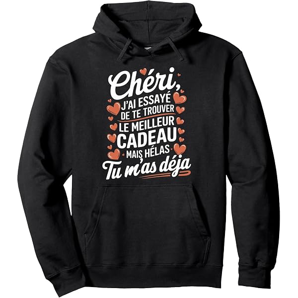 Sweat Couple Anniversaire Saint-Valentin Sweat à Capuche