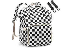 LIMHOO Diaper Bag Backpack, Waterproof Baby Care Bag, Women Travel Baby Nappy Changing Bag