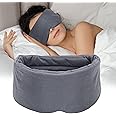 Sleep Mask,Ultra Comfortable, Fully Adjustable Strap 3D Contoured Soft Eye Sleeping Masks For
