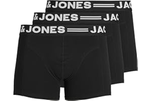 JACK & JONES Men Jack&Jones Set 3 Pack JACJAMES Trunks Boxer Shorts Stretch Underwear Slim Basic Underpants