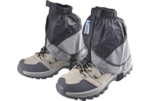Azarxis Guêtres Randonnée Basses Guêtres Trail Guêtres Cheville Imperméables Guêtres de Pluie pour Homme Femme Ski Chasse Escalade Running
