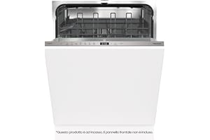 Hisense HV642E61, Lavastoviglie integrata, Classe E, 13 coperti, 47db, 6 programmi, partenza ritardata, motore asincrono, total AcquaStop, 9,6L