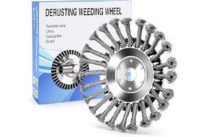 15 cm ogräsborste för friskärare, 150 mm ogräsborste med 25,4 mm hål, stålborste för motorsensor, ståltråd rund borste för gr