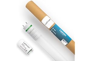 Ledvion - Tubo LED TL, 120CM, 18W, 6500K, 185lm/W, Etiqueta Energética B, Incluye Arrancador LED