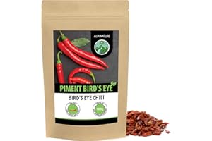 Alpi Nature Piment Bird's Eye Entiers 100g, Piment Oiseau, Piments Birds Eye Chili