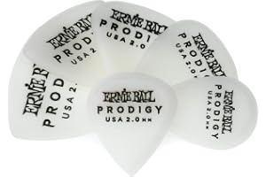 Ernie Ball 2.0 mm White Multipack Prodigy Picks 6-pack