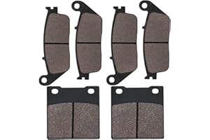 Cnornus Brake Pads Front/Rear Kit Compatible with Suzuki GSF 600 S T ST V SV W X SW Bandit 1995-1999 /GSX400 R S T ZR ZS ZT GK79A Impulse Type S 1994-1996