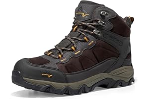 NORTIV 8 Męskie wodoodporne buty turystyczne outdoorowe Mid Trekking Backpacking Buty alpinistyczne JS19004M