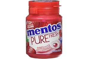 Mentos Gum pure fresh fraise set de 6 boîtes 360 g
