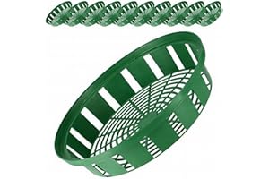biwin Pflanzschale 10x für Blumenzwiebeln Zwiebeln Pflanzkorb Schale 25cm/23cm 10 Stueck (⌀ 25cm)