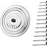 Universal Stainless Steel Pan Lid from 16 cm to 40 cm, Multi-Purpose Lid for Pots and Batteries, Universal Adaptable Splash L