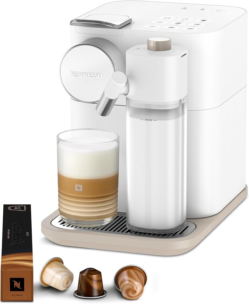 Nespresso F541 Gran Latissima Süt Çözümlü Kahve Makinesi, Beyaz