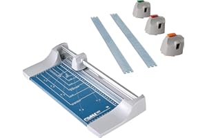 Dahle 507 - Guillotina para papel (con una longitud de corte de 320 mm, hasta DIN A4), color azul