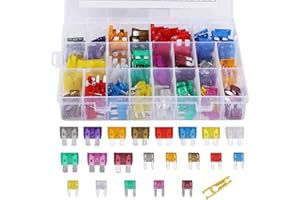 RHINOCEROSDANCE 300 Stück Kfz Sicherungen Set, Auto Sicherungen Autosicherungen Set Gemischt, zum Ersetzen Von Standard- und Mini-kfz-sicherungen (2 A/3 A/5 A/7.5 A/10 A/15 A/20 A/25 A/30 A/35 A/40 A)