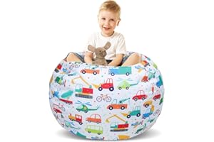 decalsweet Sitzsack für Kinder Jungen Spielzeug Aufbewahrung Groß für Kinderzimmer Nur Tasche