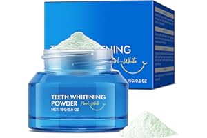 QUANHAO Poudre Blanchissante Dents, Blanchiment Dentaire Professionnel, Blanchiment des Dents de Longue Durée, Teeth Whitening Powder Vegan, Très Efficace Pour éliminer les Taches