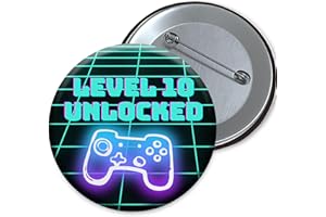 LimaLima Birthday Gift For Boys You Have Reached Level Badge