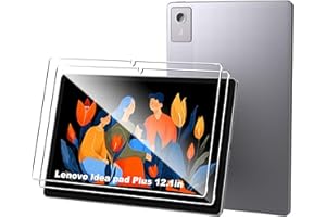 Heioloo 2 Piezas Cristal Templado para Lenovo Idea Tab Plus 12.1" Protector de Pantalla Vidrio Templado, Sin Burbujas, Dureza 9H, Resistente a Arañazos