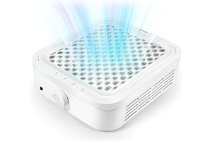 JODSONE 120 W nageldammuppsamlare kraftfull vakuumfläkt dammuppsamlare spik med återanvändbart filter manikyr pedikyrverktyg för akrylnagelpoleringssalong och hemmabruk