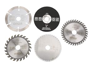 QIILU 5 Sztuk 85mm średnica Wewnętrzna 15mm Mini Piła Tarczowa z Węglików Spiekanych do Narzędzia Tnącego Ręczna Piła Tarczowa Brzeszczot 65mm B Brzeszczot z Węglików