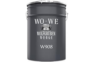 WO-WE Vernice Metallo 3 in 1 Smalto Antiruggine a solvente Ferro W908 Grigio antracite - 5L