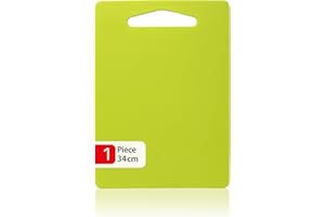 ZYBUX - Plastic Chopping Board - 34cm Cutting Board BPA Free, Professional Kitchen Cutting Boards with Hanging Hole | Camping Chopping Board | Dishwasher Safe - Durable