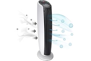 ASIGO® Purificador de Aire con Ionizador y Neutralizador de Olores I Perfecto para las Alergias, Malos Olores, Polvo, Ácaros, etc I Air Purifier Ambientador Casa Generador de Ozono