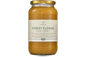 Earthbreath Forest Flower Raw Honey 1.4 kg - Pure, Unpasteurised, Unfiltered and Natural Honey - Natural Sweetener for Cooking, Tea, Coffee, Milk, Juice, Hot & Cold Drinks