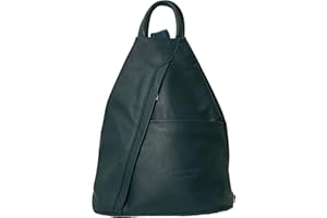 RS.FASHIONS Vera Pelle Genuine Soft Italian Leather Backpack Rucksack/fashion Shoulder Bag