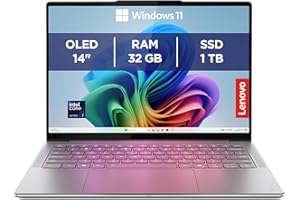 Lenovo Yoga Slim 7 Aura Edition Notebook Copilot+ PC - Display OLED 14" 2.8K WQXGA+ (2880x1800), Intel Core Ultra 7 258V, RAM 32 GB, 1 TB SSD, Grafica Intel Arc, Windows 11 Home - Luna Grey