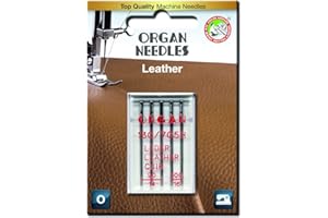 IPC SEWING PARTS Leather Sewing Machine Domestic Needles by Organ, Fits Singer, Brother, Janome, Toyota Machines