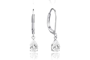 Limerencia G23 Titanium Leverback Dangle Drop Earrings for Woman Fashion 5A CZ Earrings Hypoallergenic Jewelry Gift
