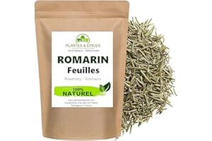 P&E Romarin séché 100g, pour Tisane, Infusion, Cuisine gastronomique - Sachet Fraîcheur Biodégradable Refermable (100G)