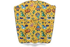 BM BARBER MOOD Capa de peluquería para niños, original Barbermood Barber Cape, profesional, peluquería, para niños, 90 cm x 120 cm, impermeable, transpirable, ajustable, lavable.