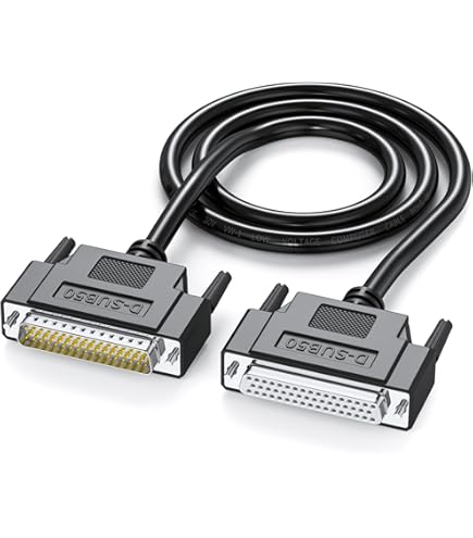XMSJSIY DB37 Connector Adapter 37 Pin Seriële Uitbreidingskabel Solderless 37-Pin Port Breakout Vervangingskabel met Bare Draad - 1M (DB37 Man