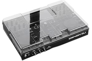 Decksaver Cover per Denon Prime Go – Coperchio protettivo in policarbonato super resistente in colore fumé trasparente, prodotta nel Regno Unito, la scelta dei DJ per una protezione imbattibile