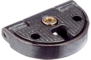 Comferut Cerniera in Stile per Ante Mobili in Arte Povera Legno Massello, Bronzata