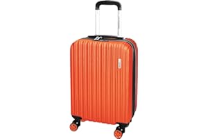 DONPEREGRINO Valigia Bagaglio a Mano 55x35x20 Leggero & Resistente, Trolley Bagaglio a Mano con 4 Ruote