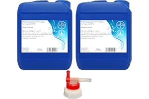 Destilliertes Wasser I Ph. Eur. - AQUA PURIFICATA - 20 Liter / 2 x 10 Liter Kanister inkl. 1 x AGH I Laborwasser I HERRLAN-Qualität Made in Germany