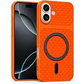 Coverzone iPhone 17 ile uyumlu Karbon Kaplama Telefon Kılıfı, MagSafe ile Uyumlu, 2 mm Y&uuml;kseltilmiş Kamera Korumalı, Kadife İ
