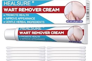 HEALSURE Wart Remover Cream 20g, Skin Tag Removal Kit, Effective Treatment of Warts, Corns Spot Moles, Moles and Calluses, Wart Removal Cream for Body and Hand