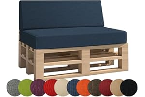 chilly pilley Cuscino Per Mobili In Pallet Cuscino Da Giardino Cuscino Per Interno Esterno Lavabile Sfoderabile Cuscino Del Sedile Cuscino Dello Schienale Taglio Obliquo