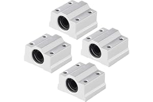 ORGRY 4 stücke SCS8UU Linearkugellager Gleitblock Aluminiumlegierung geschlossener linearer Lagerschieber