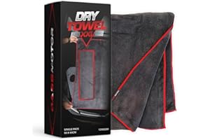 BASS MOTOR BassMotor Toalla de Secado Premium para Coche y Moto 1200 GSM 90x60cm Toalla de Limpieza Ultra Absorbente Bayeta Microfibra sin Pelusas Bayeta de Secado Coche - Dry Towel XXL