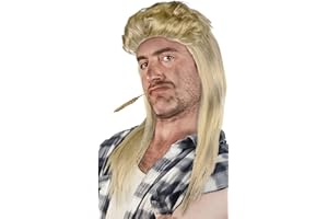 BALINCO Peluca Mullet Peluca Mullet Pimp Mullet Rubio Morena Gris Negro (Rubio Claro)