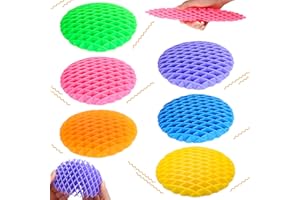 Lvefyti 6 Stück Fidget Wurm Spielzeug, Sensorisches Stressabbau Spielzeug Stressabbau Fidget Worm Anti Stress Spielzeug Sensorisches Stressabbau für Erwachsene und Kinder